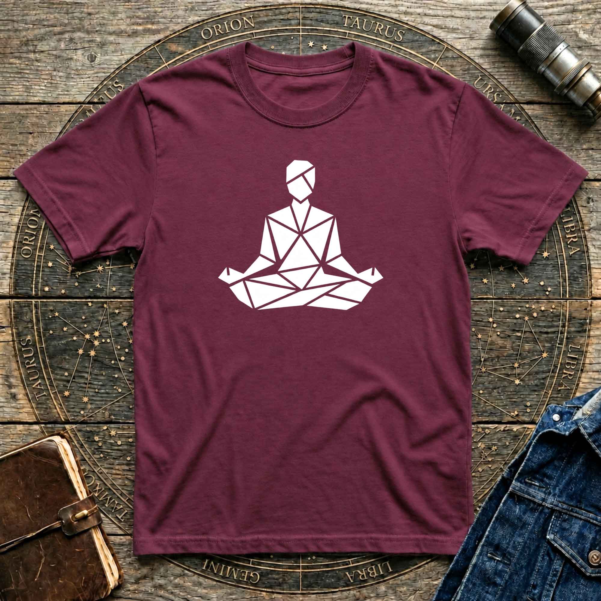 The Inner Yogi Geometry Inspired T-Shirt — Dark Colours