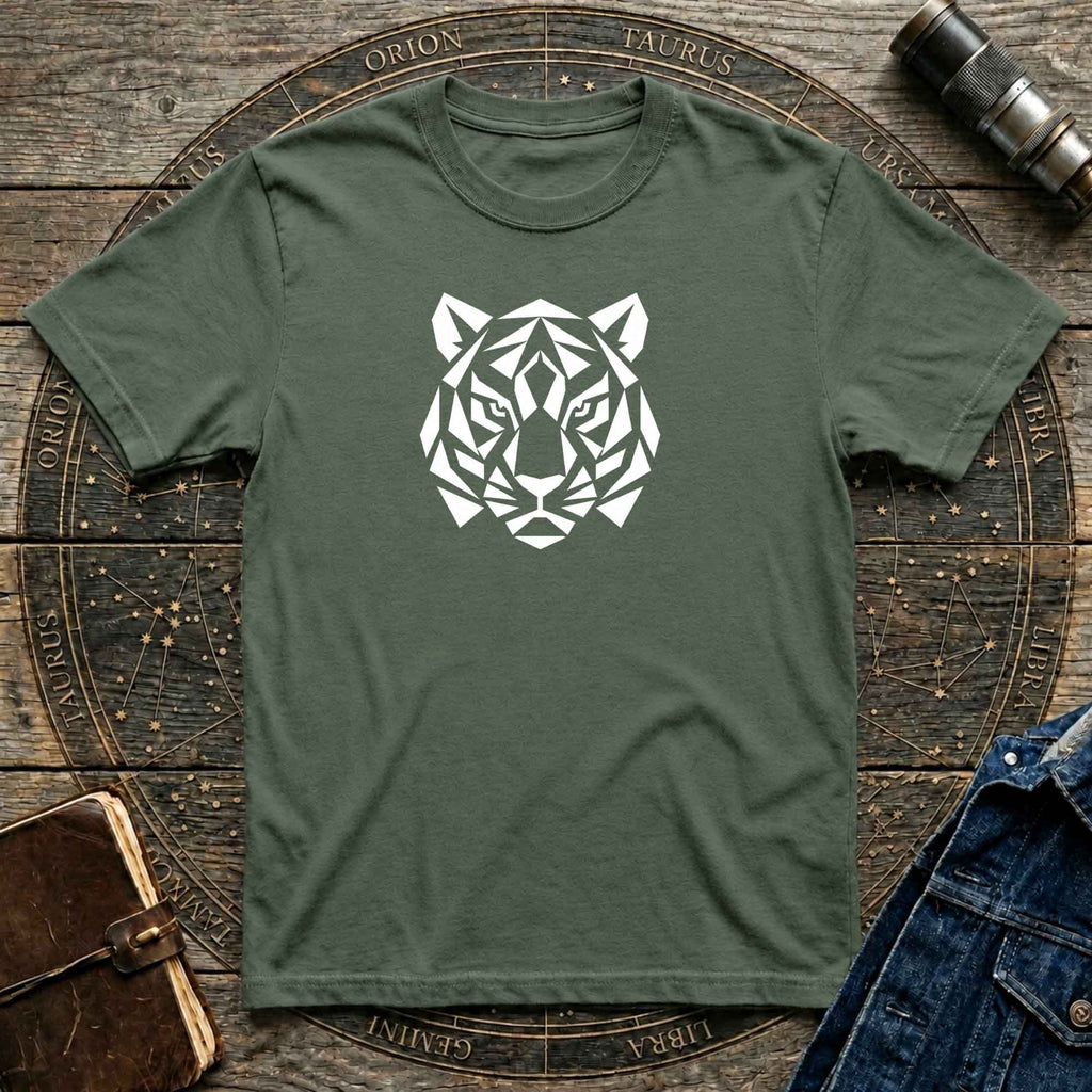 The Inner Tiger Minimalist Geometric Tee - Dark Colours