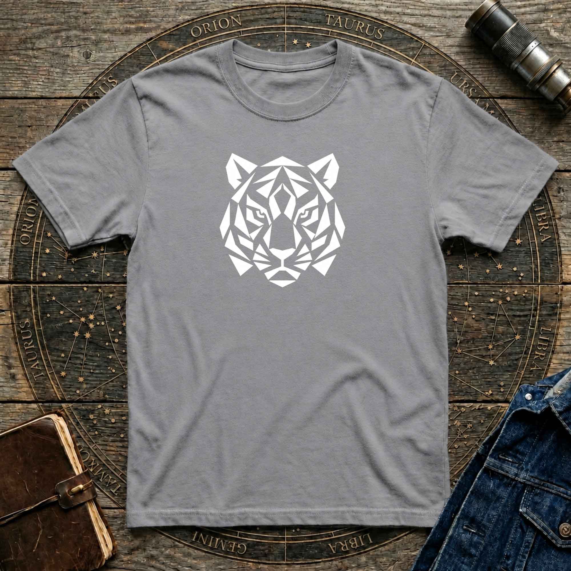 The Inner Tiger Minimalist Geometric Tee - Dark Colours