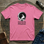 "Man's Best Space Friend" Minimal Space Pup Tee