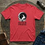 "Man's Best Space Friend" Minimal Space Pup Tee