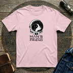 "Man's Best Space Friend" Minimal Space Pup Tee