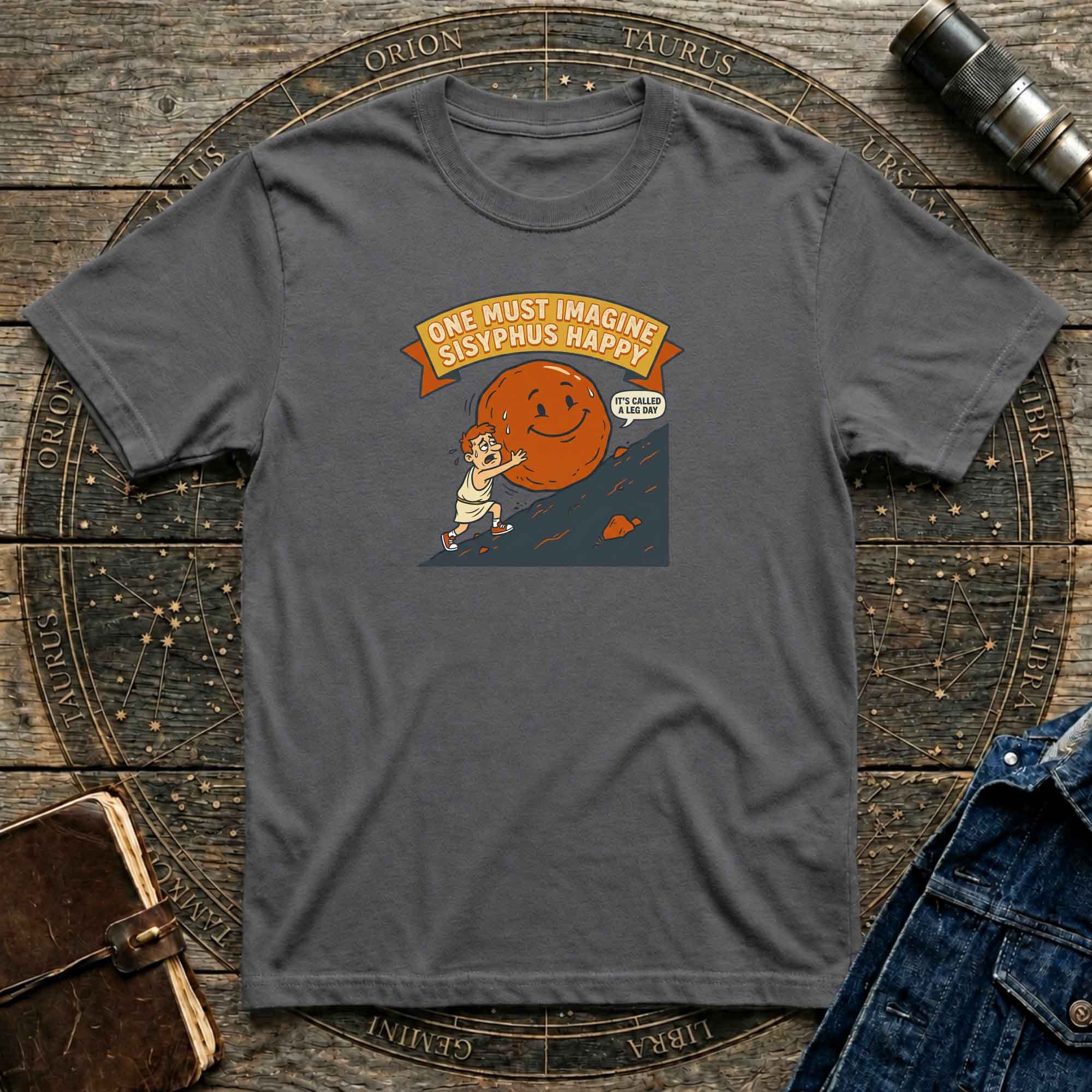 Sisyphus Happy T-Shirt