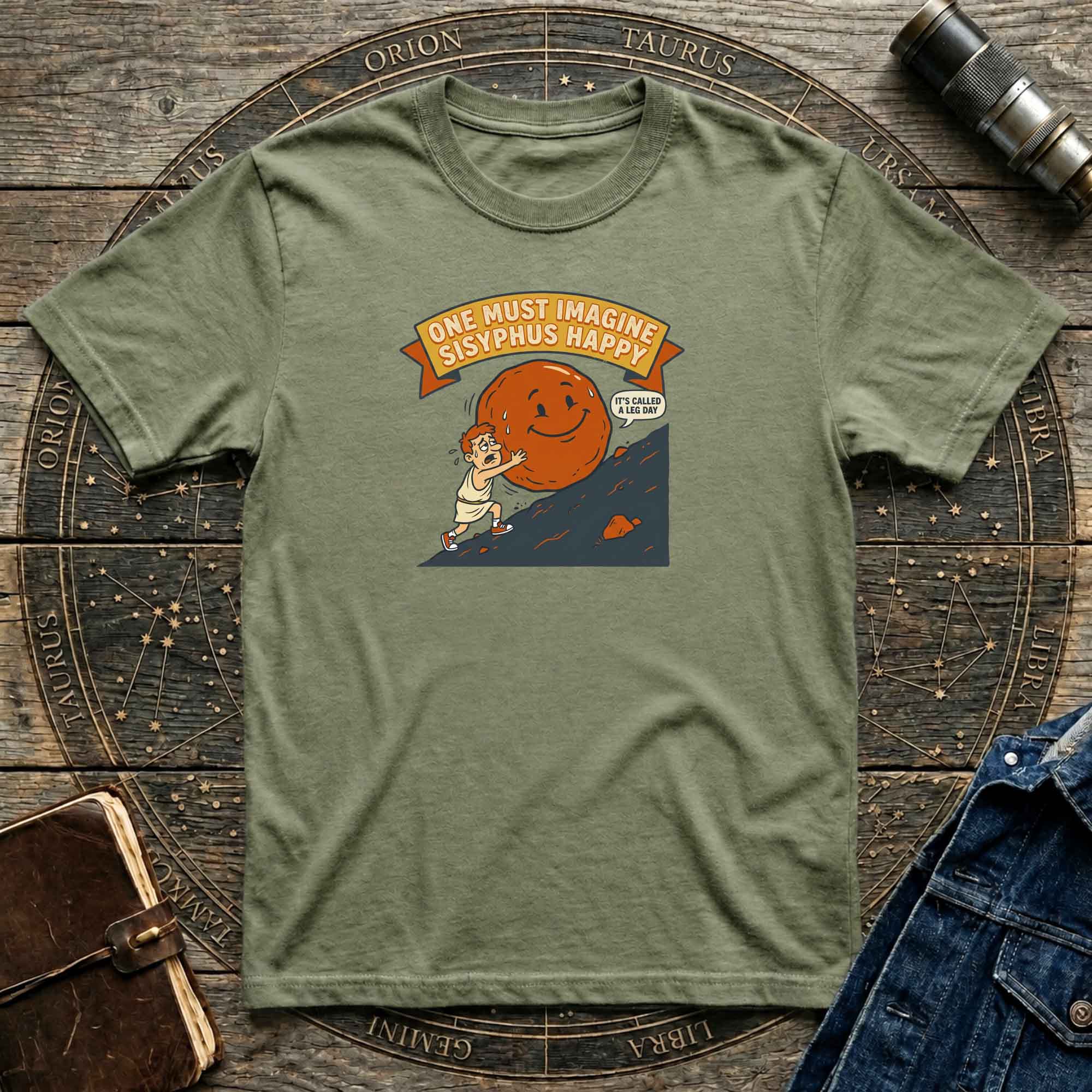 Sisyphus Happy T-Shirt