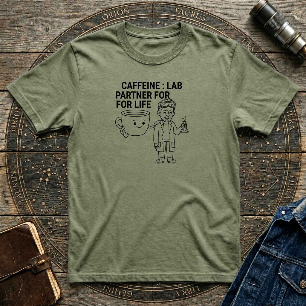 Coffee Exhausted Lab Tee