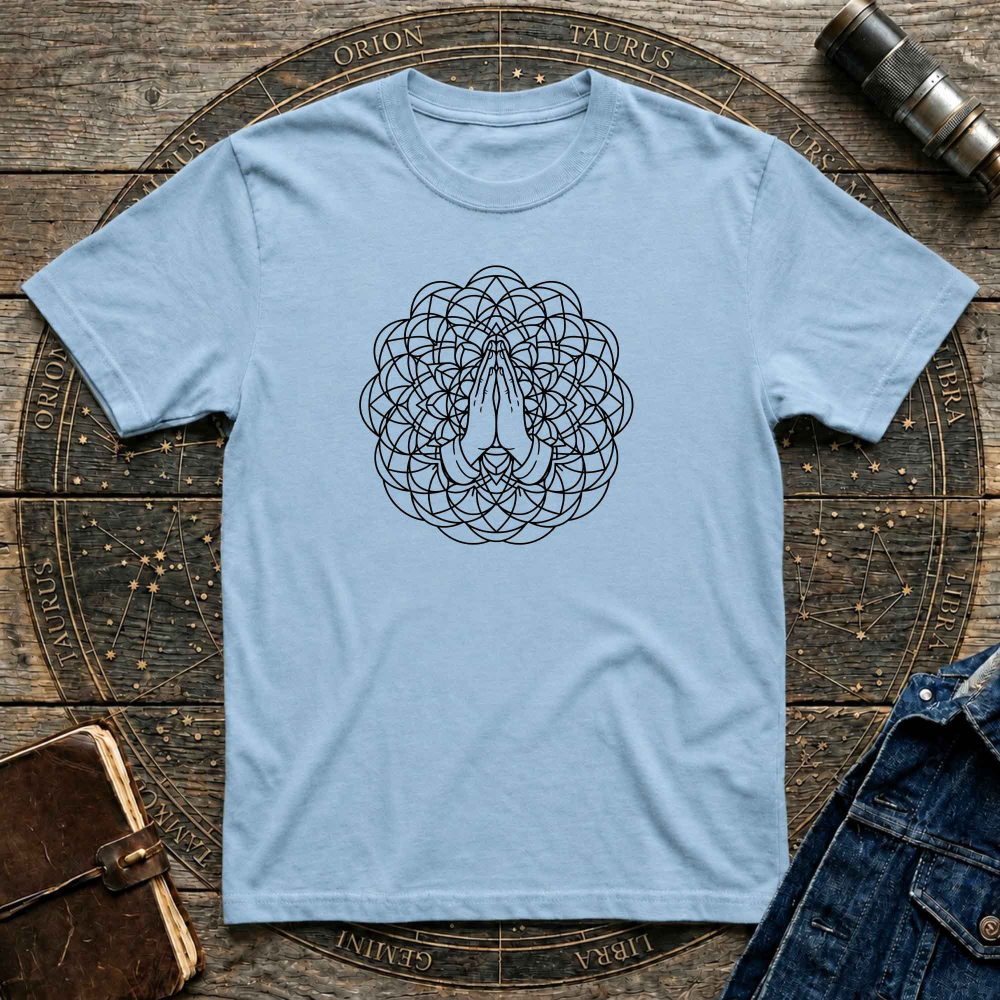 Prayer Hands Mandala T-Shirt