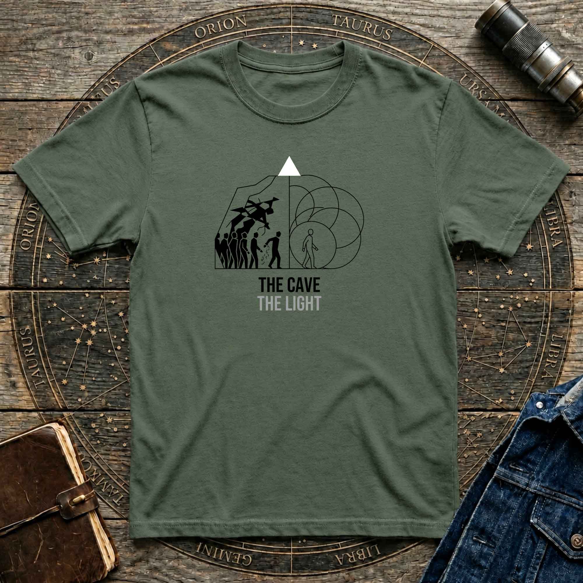The Cave / The Light Philosophical Tee