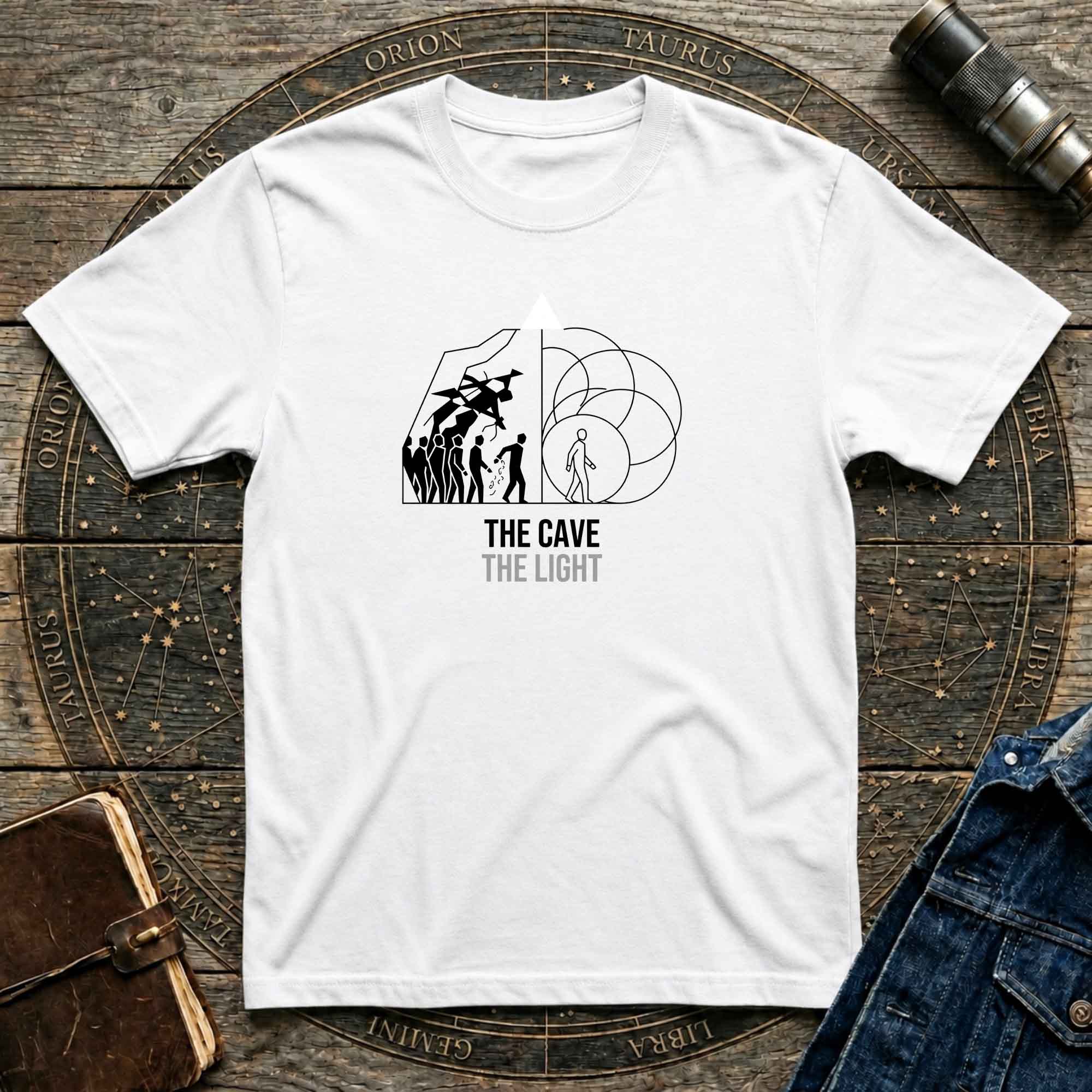 The Cave / The Light Philosophical Tee