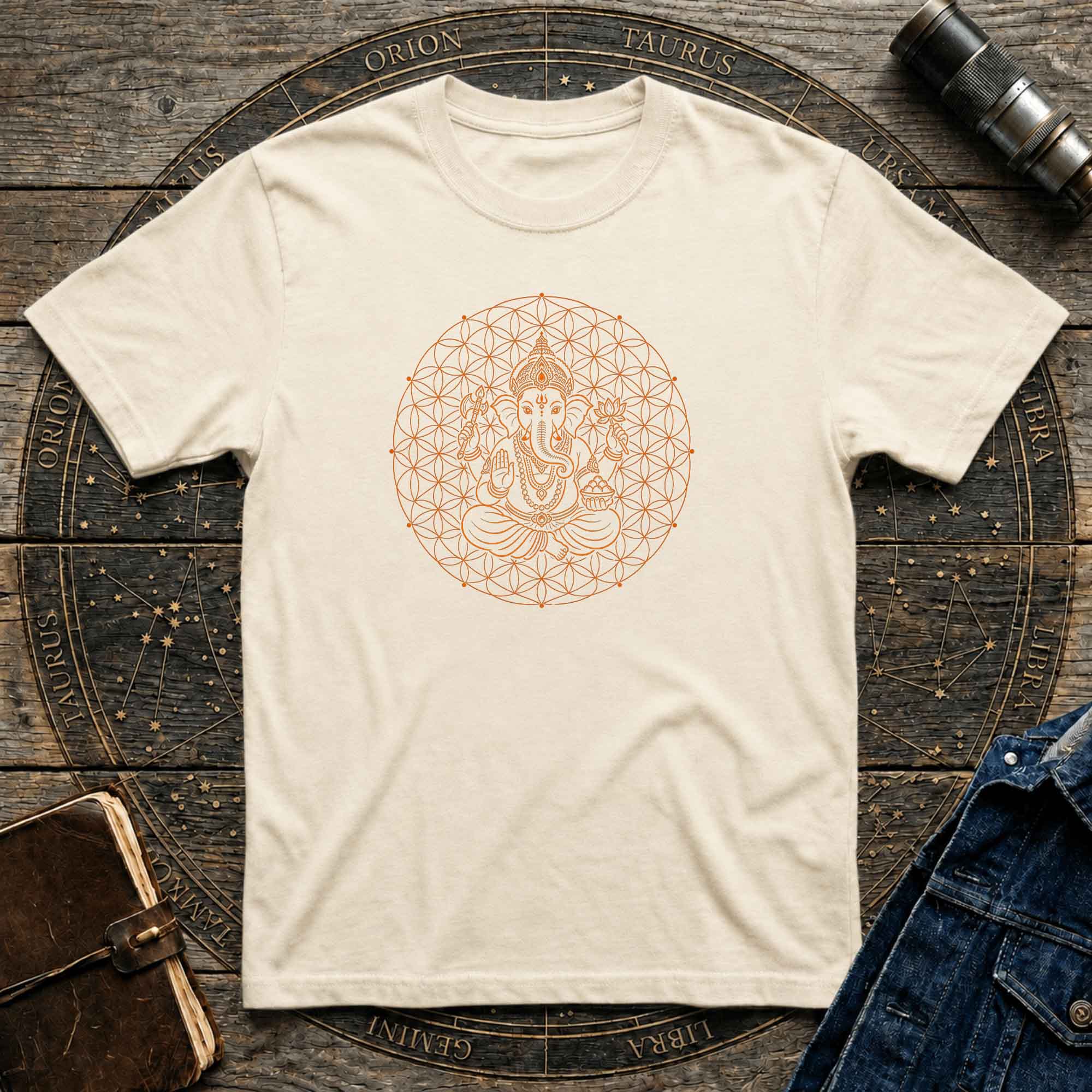 Ganesha Flower of Life T‑Shirt