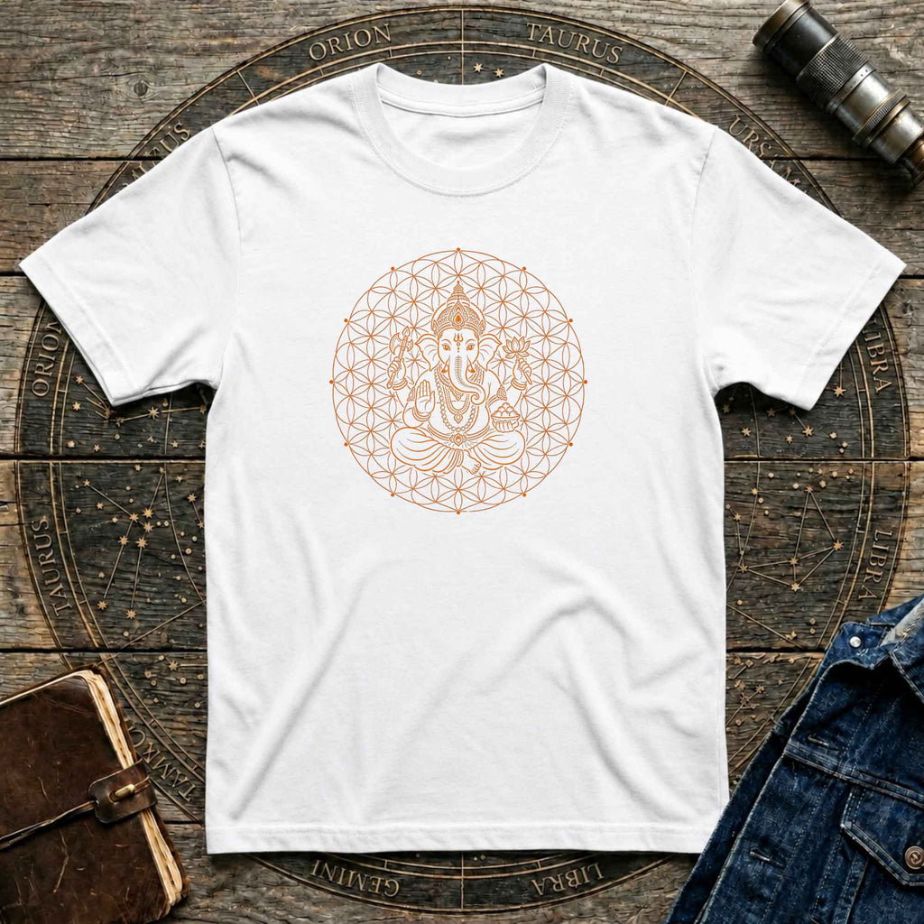 Ganesha Flower of Life T‑Shirt
