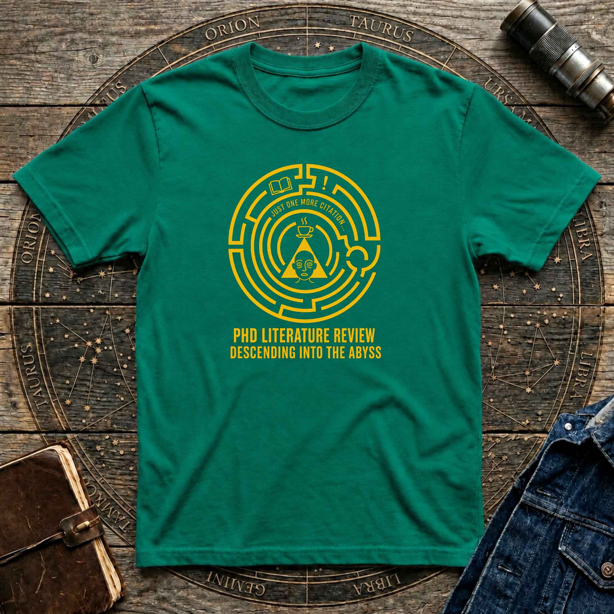PhD Literature Review Maze T-Shirt