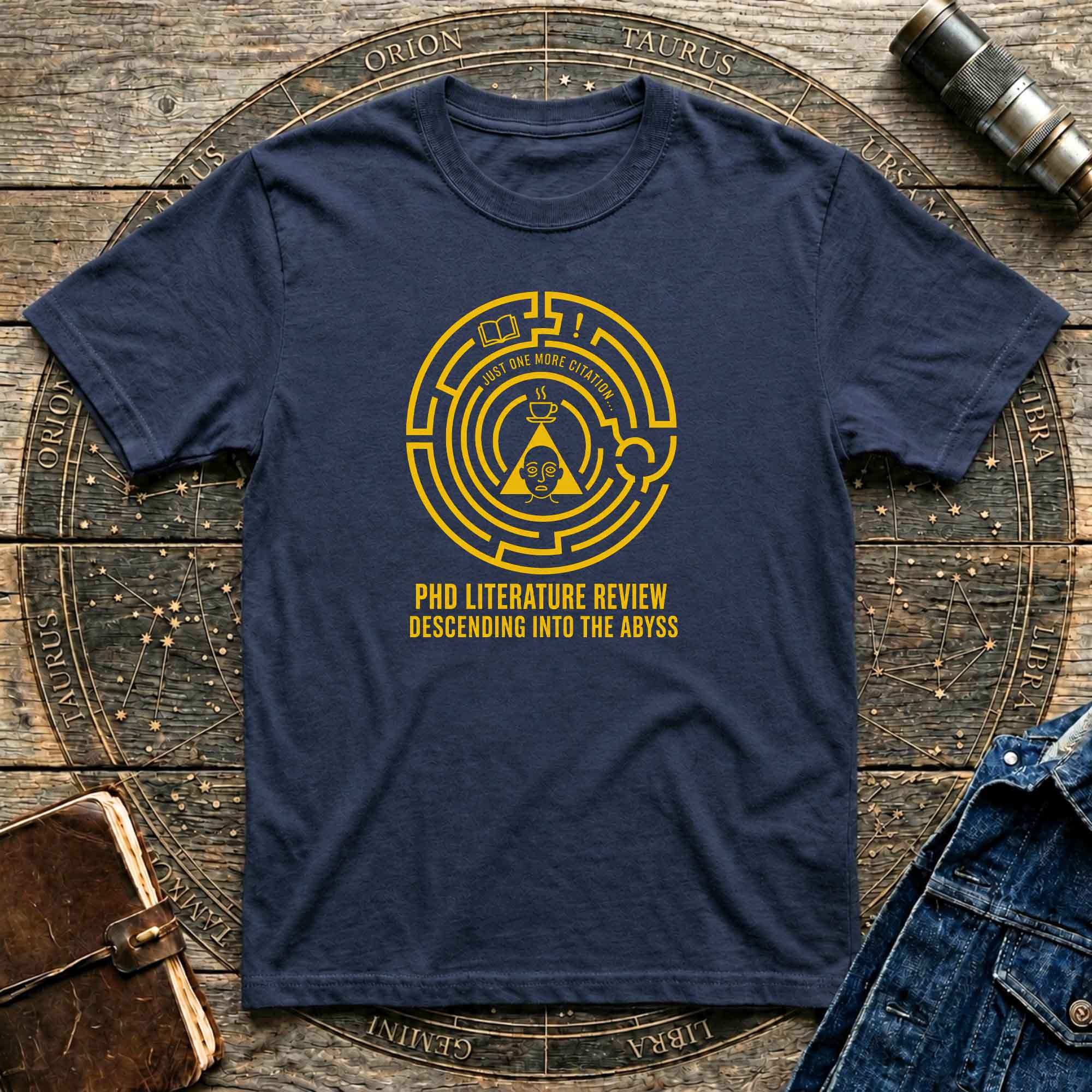 PhD Literature Review Maze T-Shirt