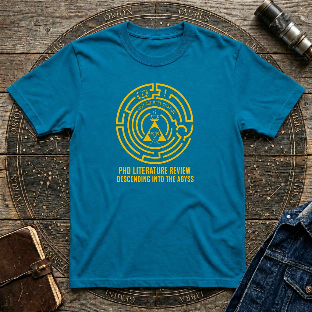 PhD Literature Review Maze T-Shirt