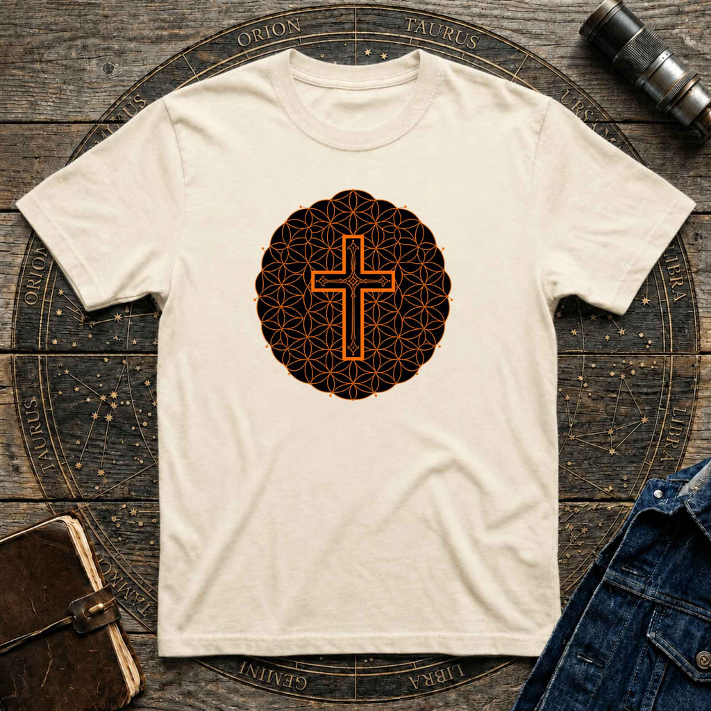 Cross  Sacred  Geometric T-Shirt