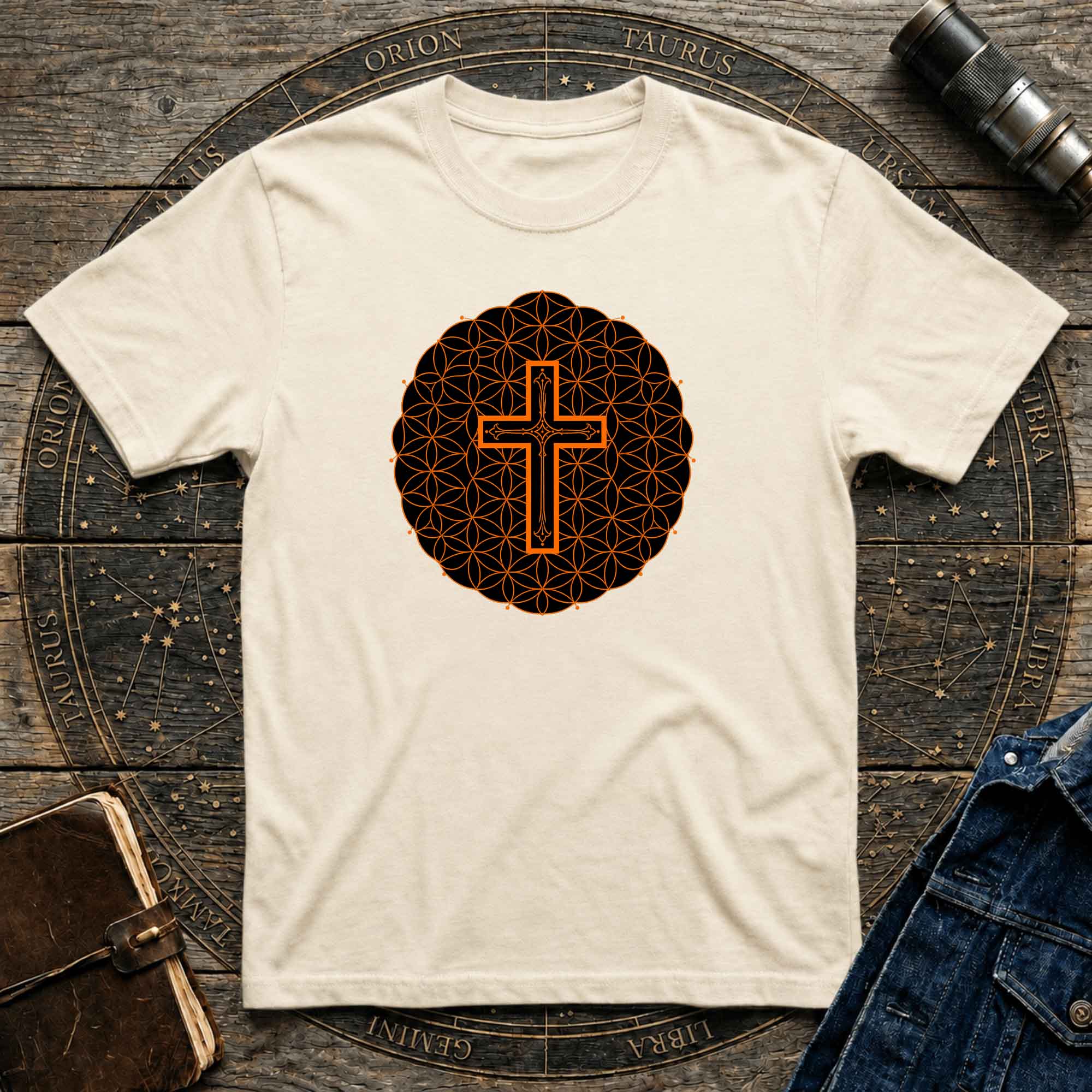 Cross  Sacred  Geometric T-Shirt