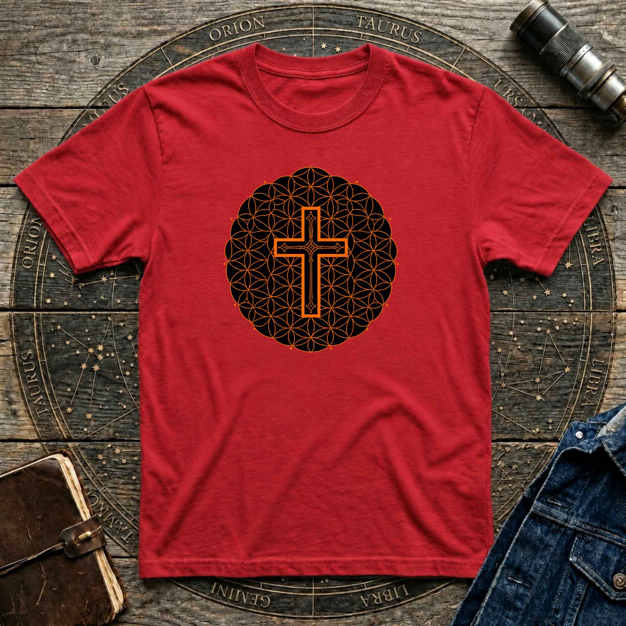Cross  Sacred  Geometric T-Shirt