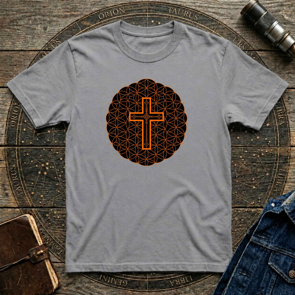 Cross  Sacred  Geometric T-Shirt