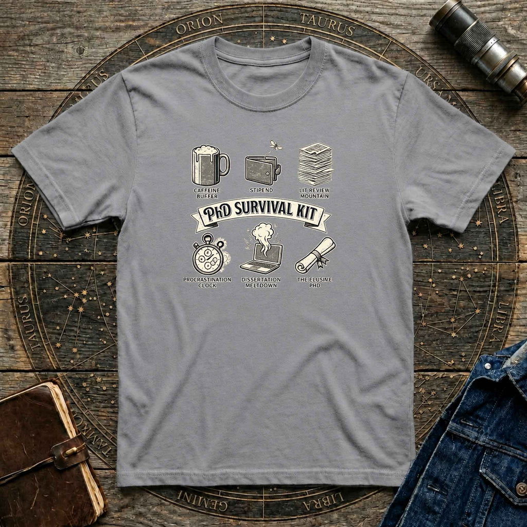 PhD Survival Kit T‑Shirt