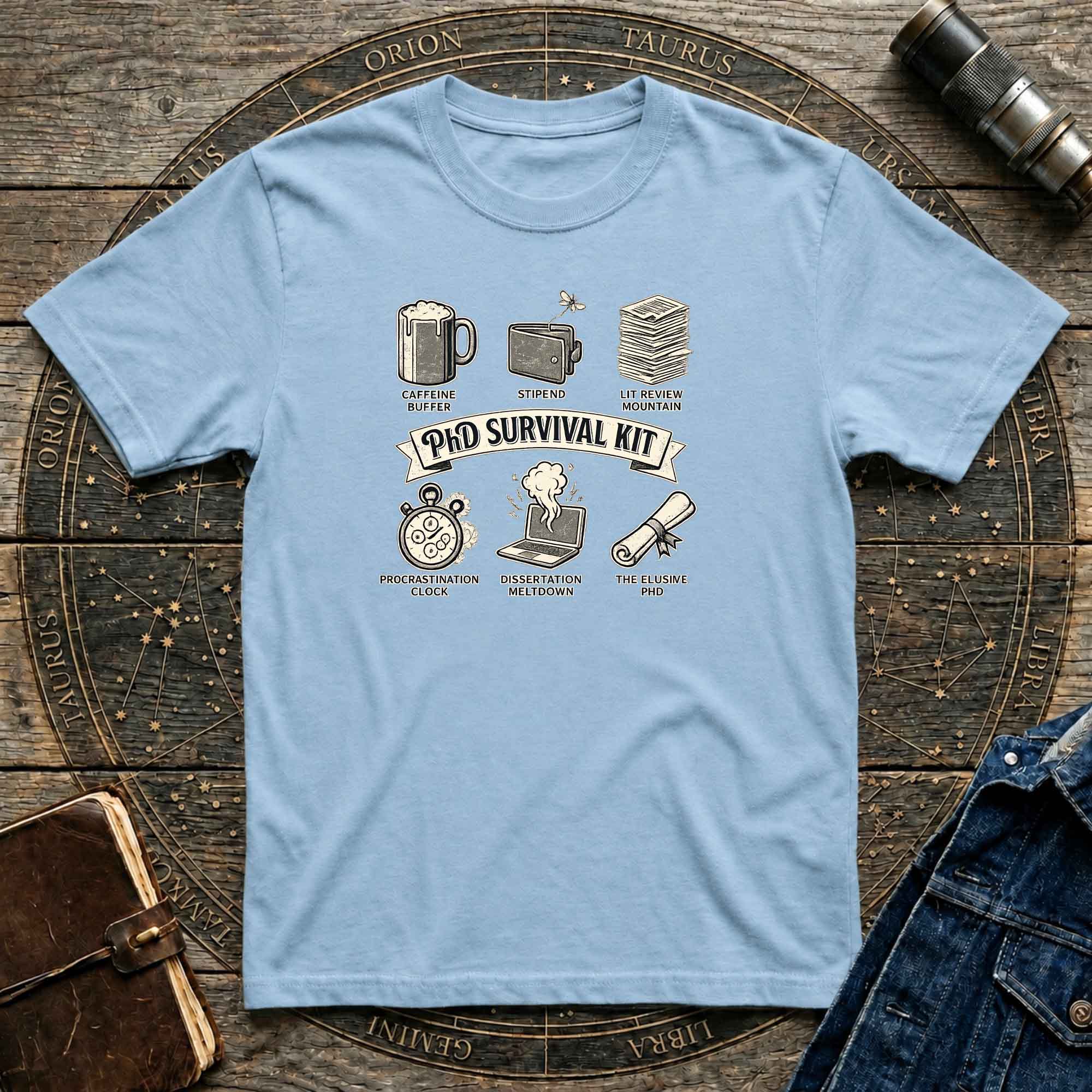 PhD Survival Kit T‑Shirt