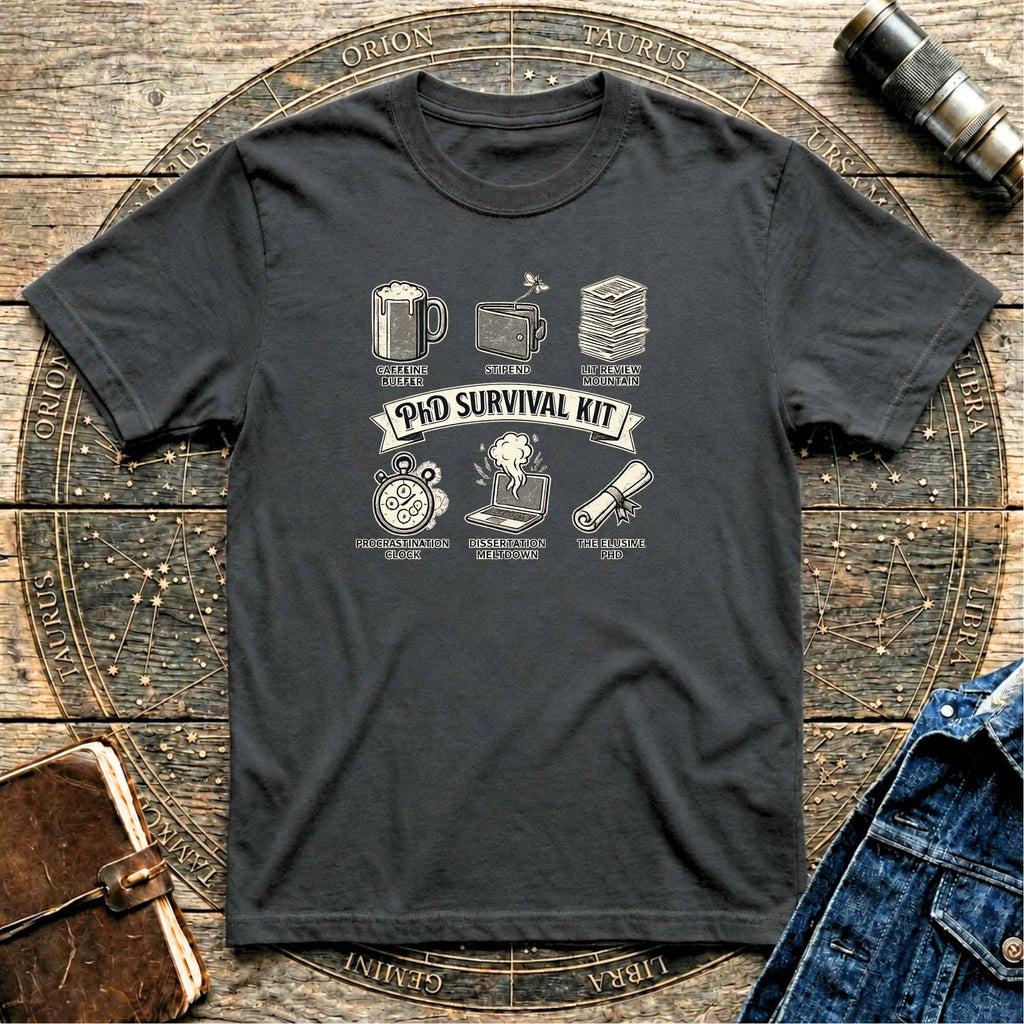 PhD Survival Kit T‑Shirt