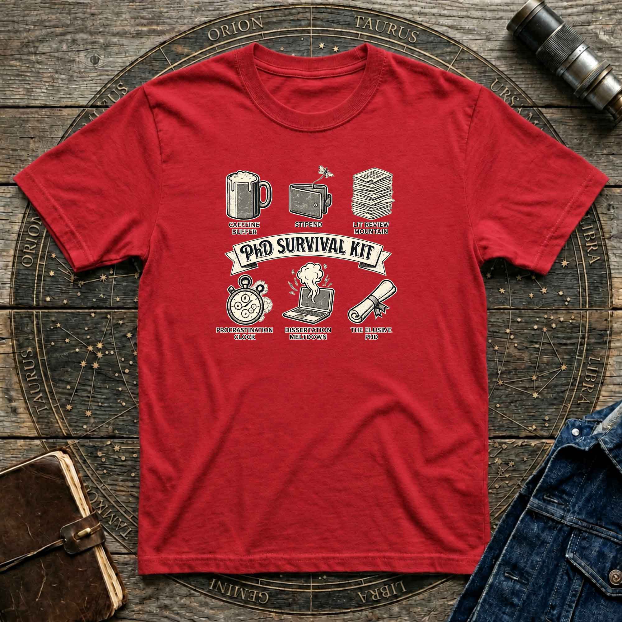 PhD Survival Kit T‑Shirt