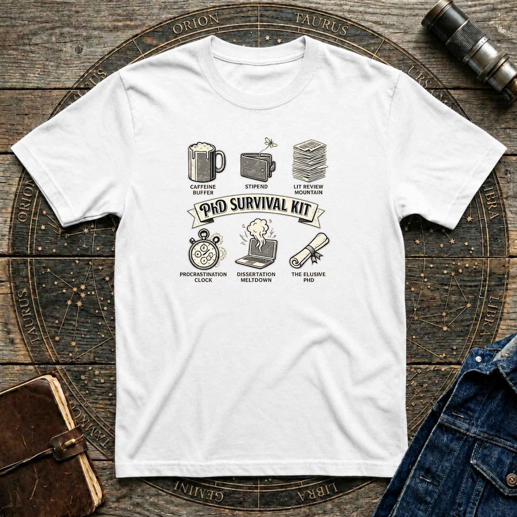 PhD Survival Kit T‑Shirt