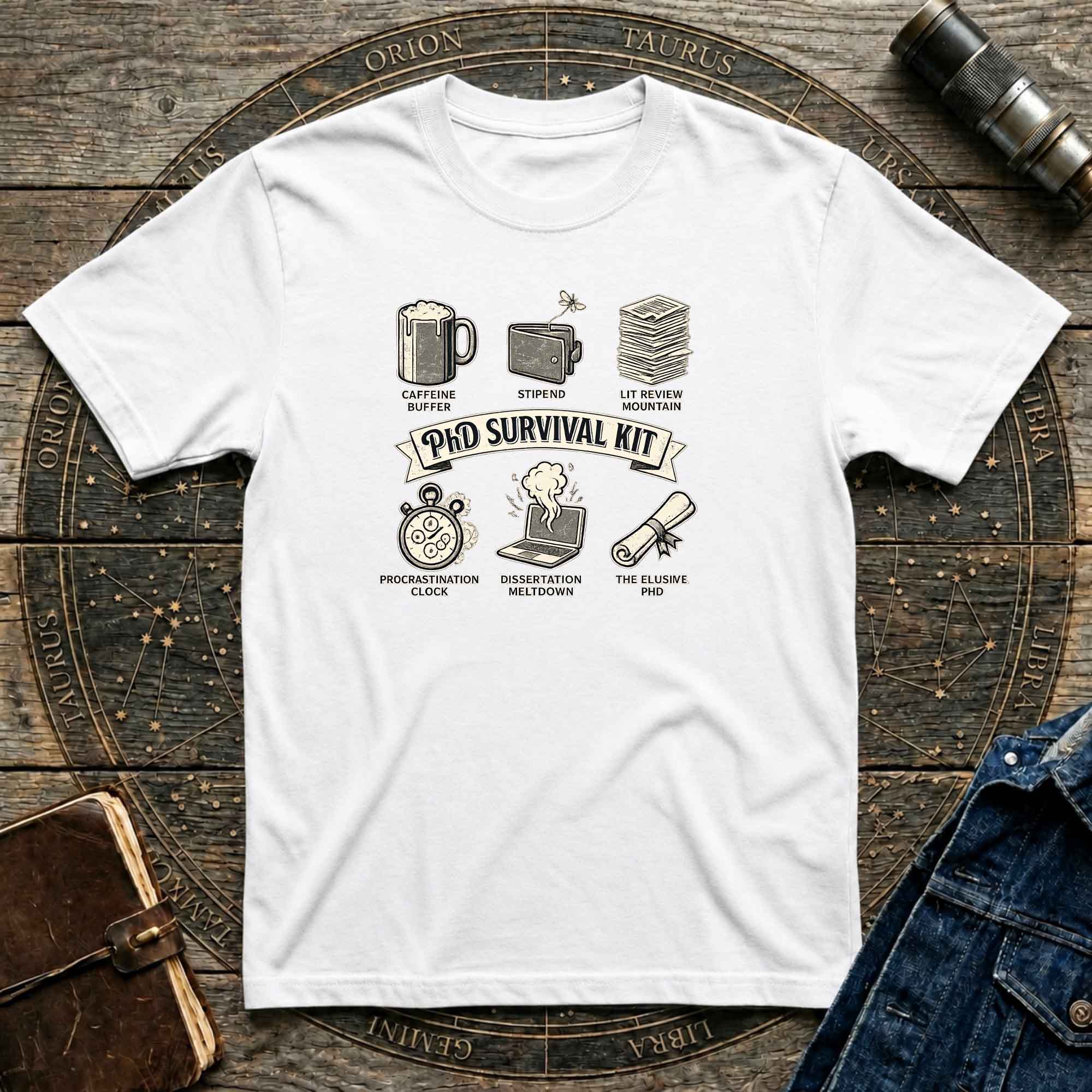 PhD Survival Kit T‑Shirt