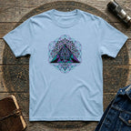 Ankh Pyramid Sacred Geometry Tee