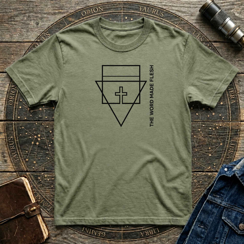 Minimalist Christ Geometry T‑Shirt