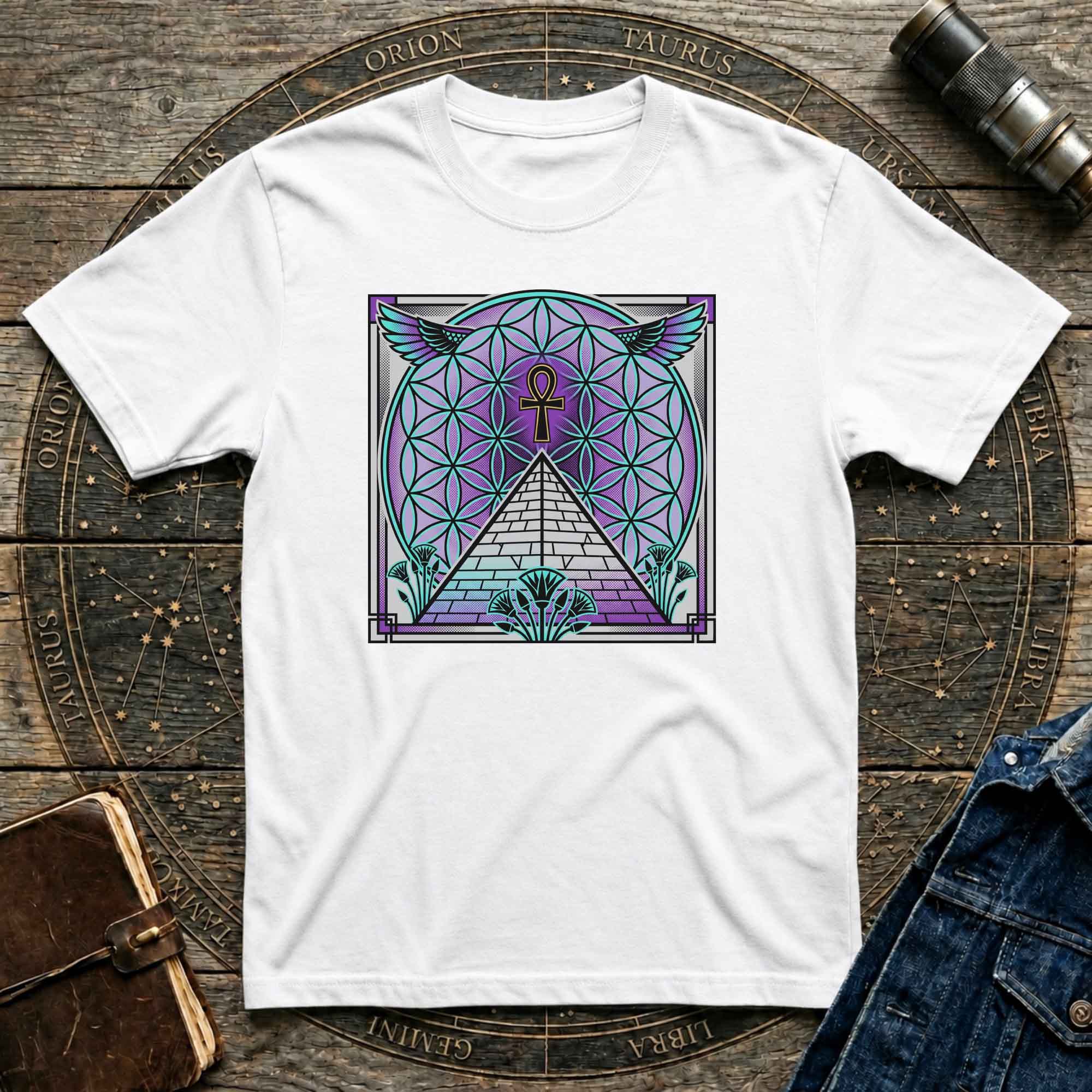 Sacred Geometry Egyptian Tee