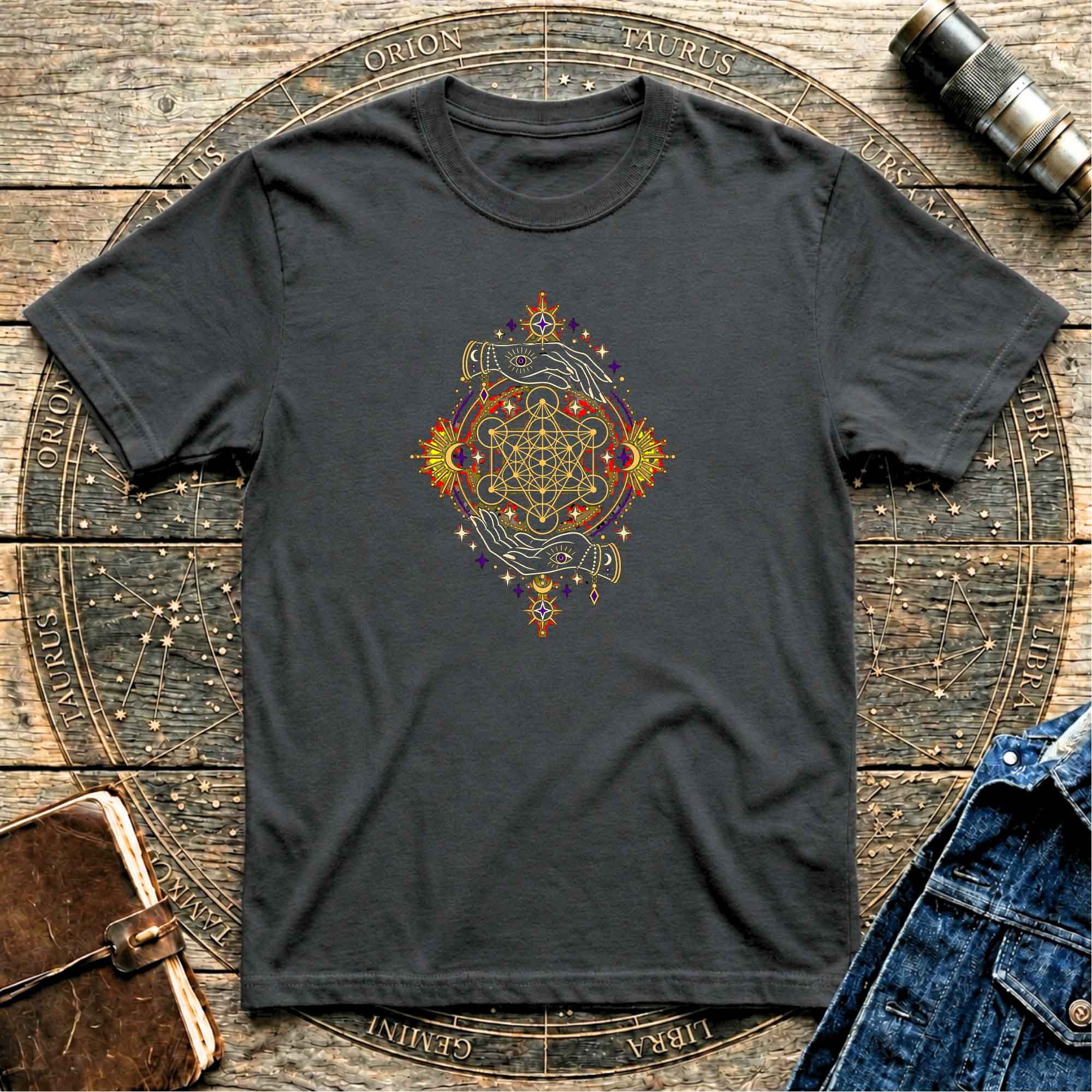 Metatron’s Cube Cosmic Balance T-shirt