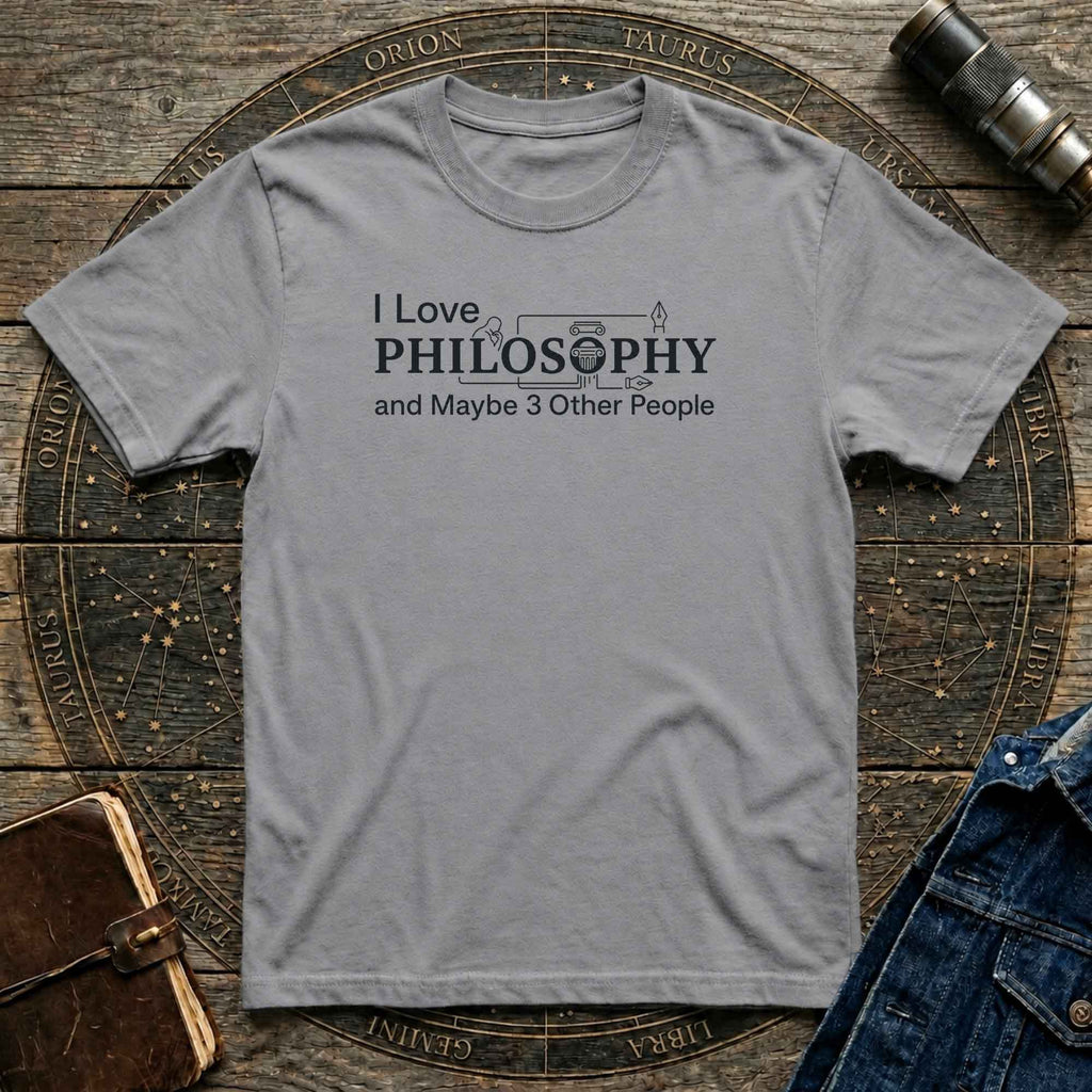 I Love Philosophy Elegant T-Shirt