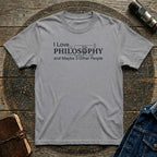 I Love Philosophy Elegant T-Shirt