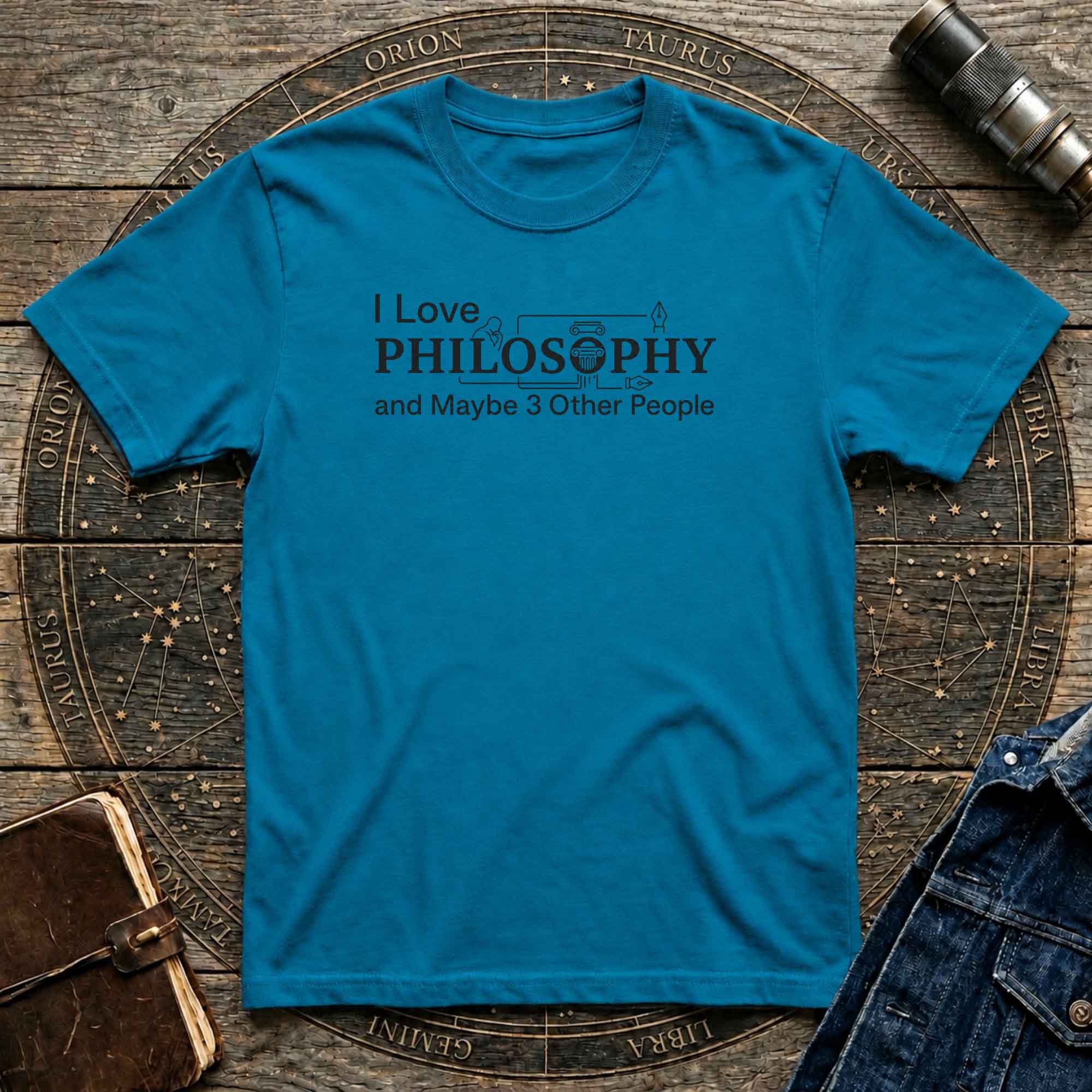 I Love Philosophy Elegant T-Shirt