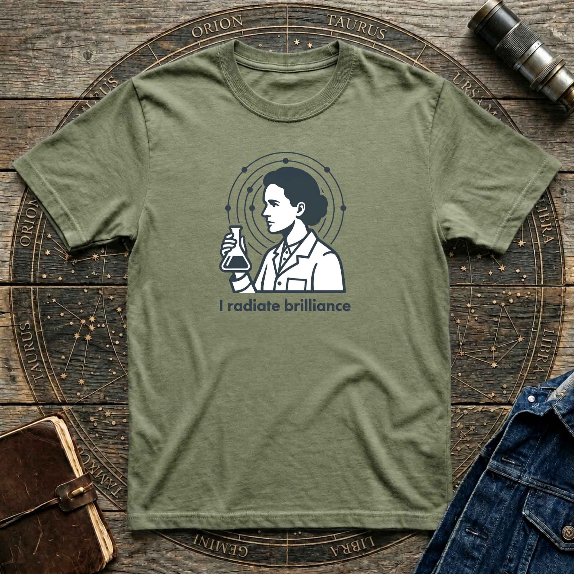 I Radiate Brilliance Curie T-Shirt