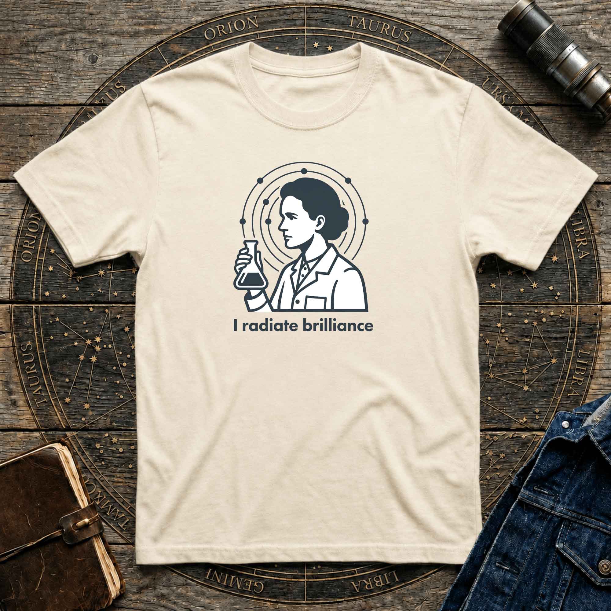 I Radiate Brilliance Curie T-Shirt