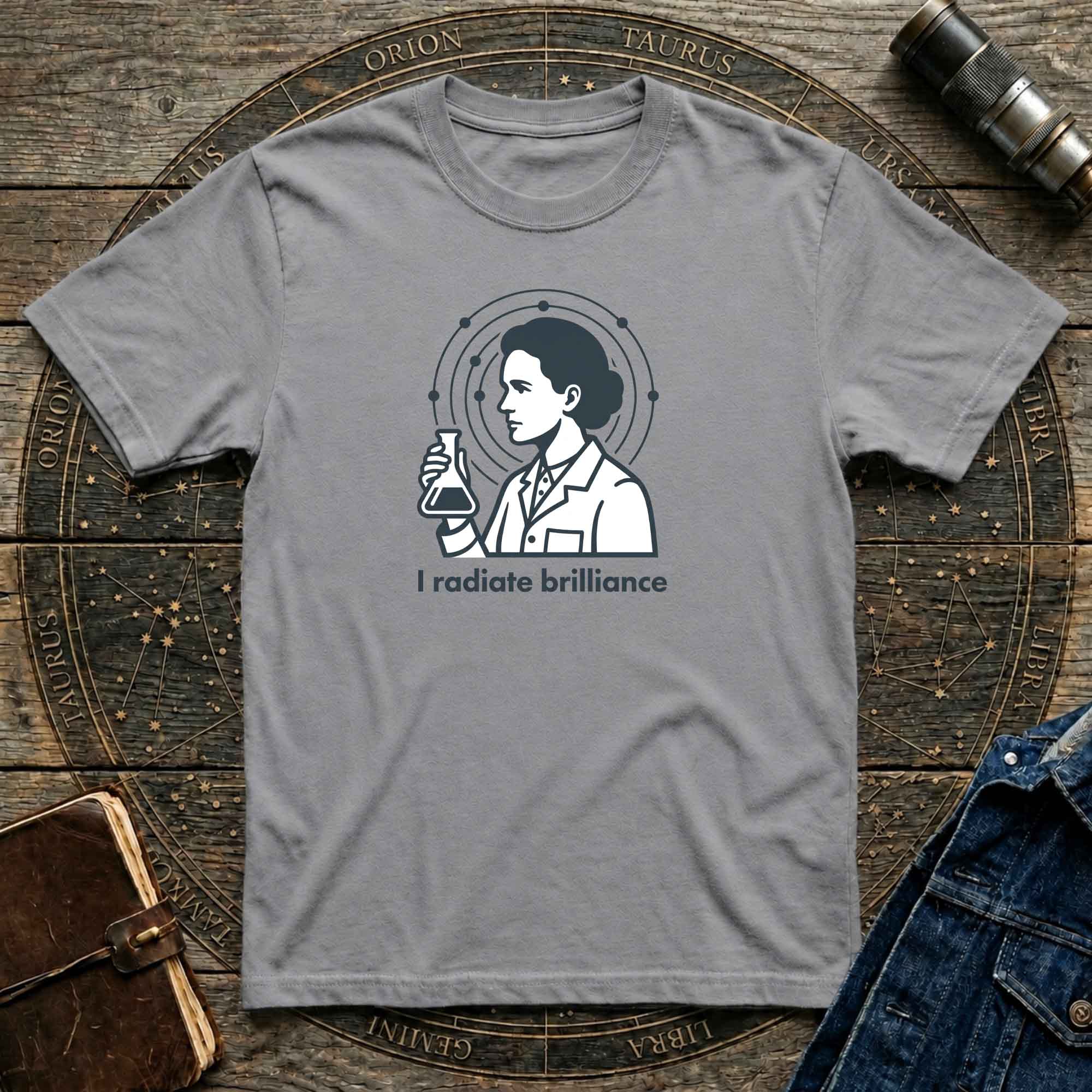I Radiate Brilliance Curie T-Shirt