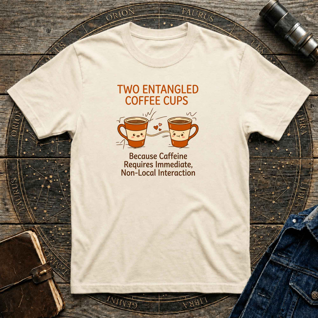 Quantum Entangled Coffee T-Shirt