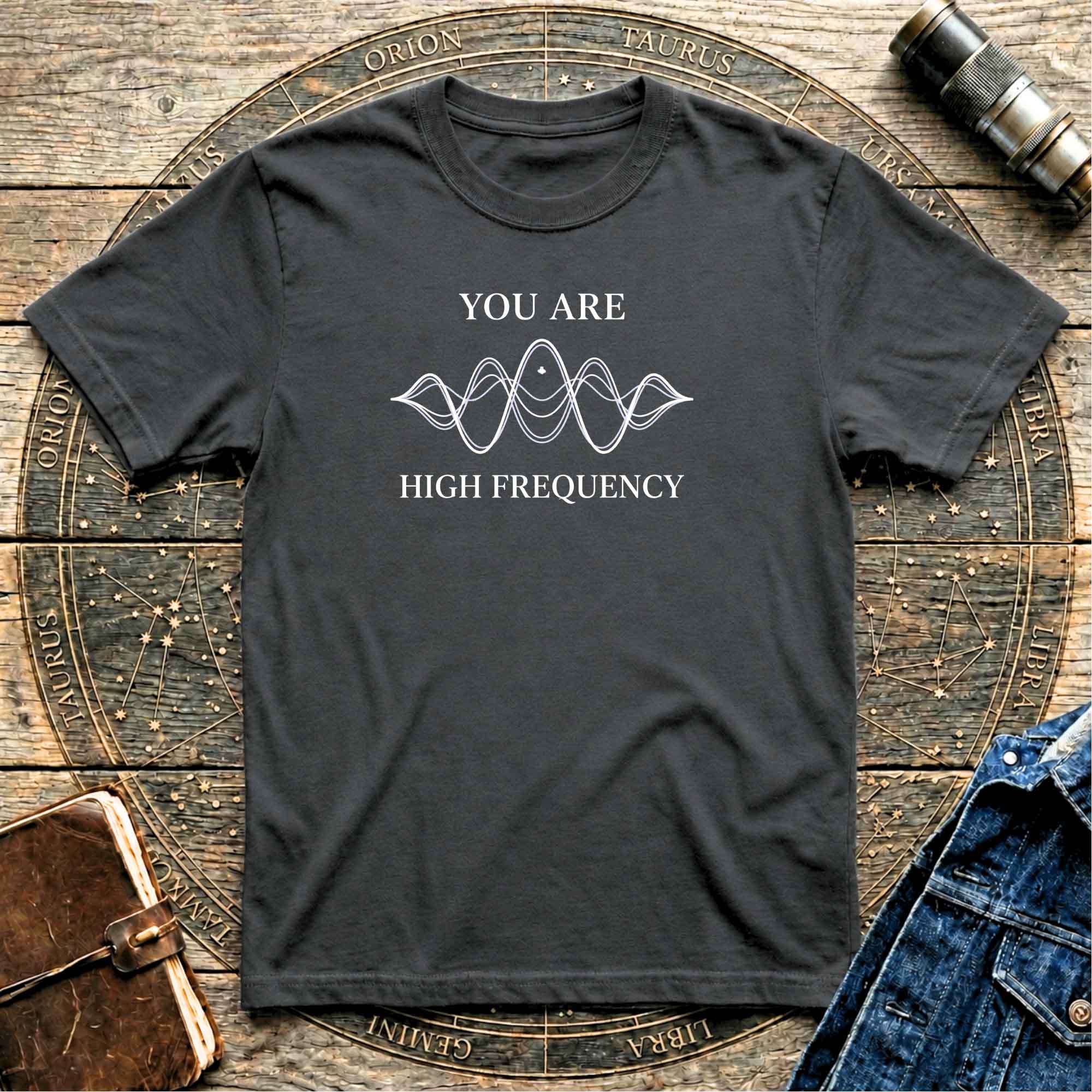 You are Frequency Wave Black T-Shirt
