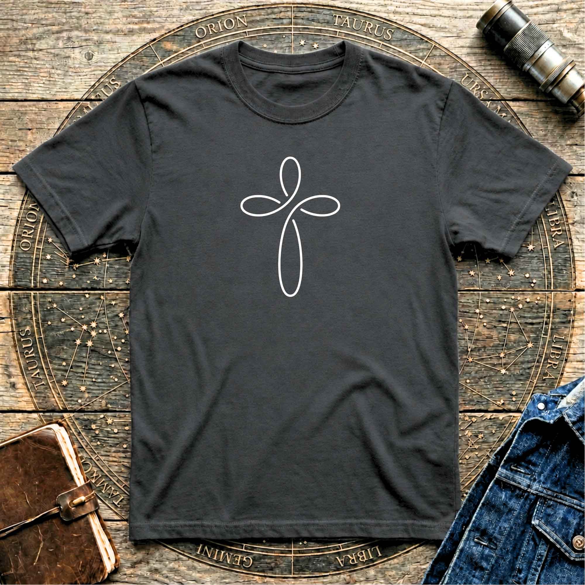 Sacred Cross Black T-Shirt