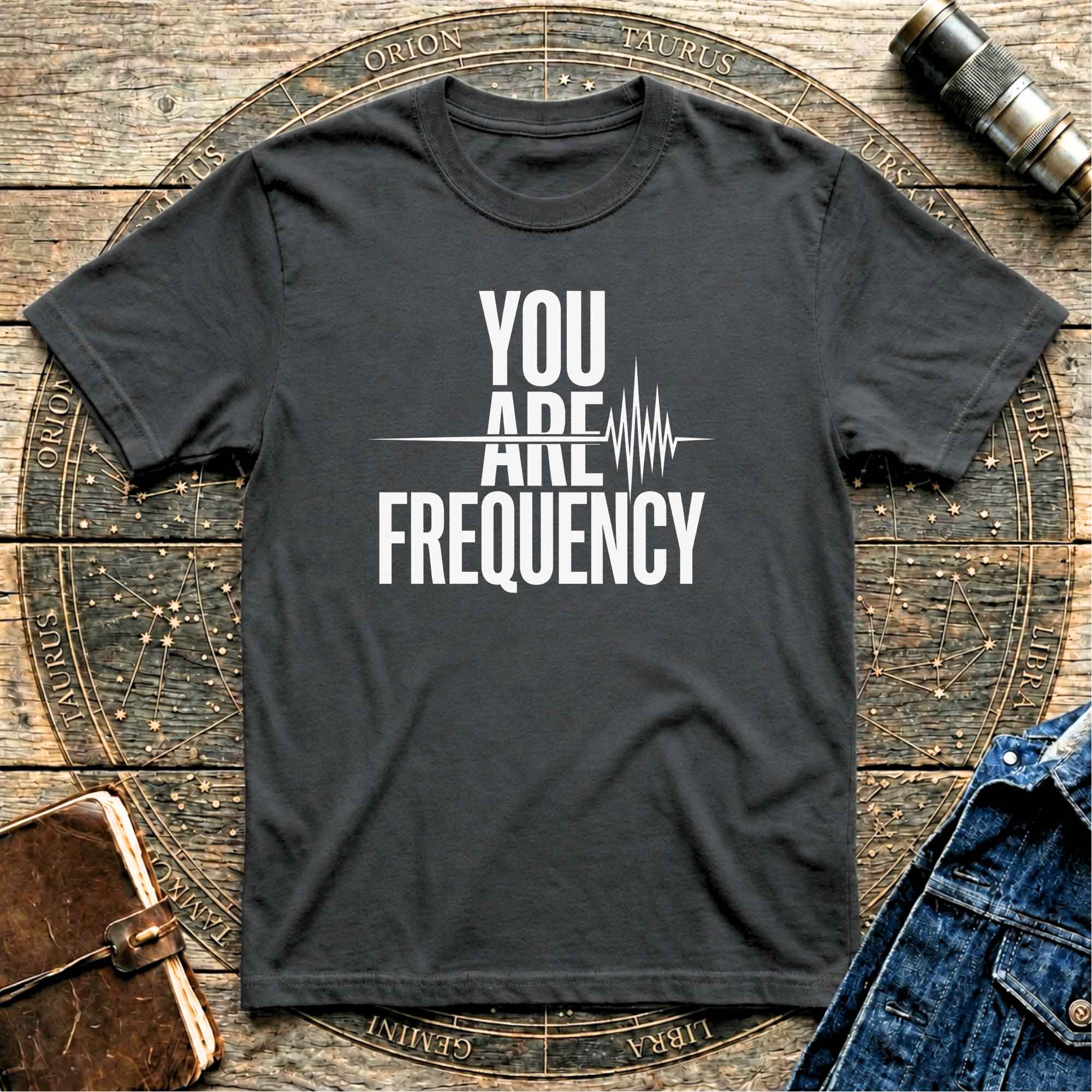 You Are Frequency Black-T-Shirt