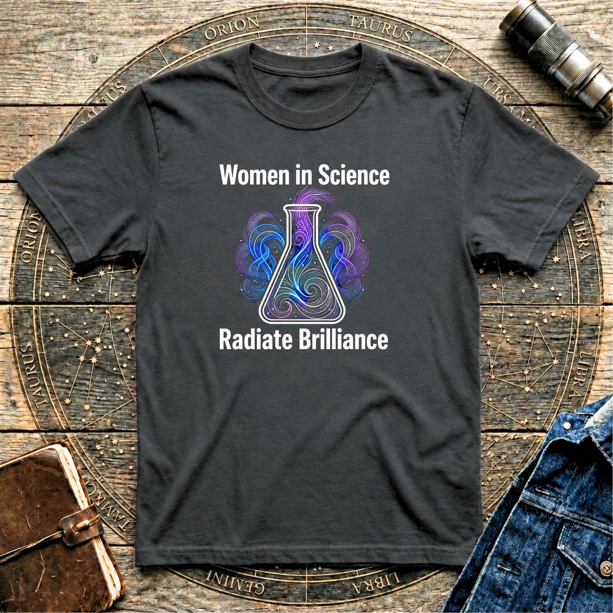 Women in Science Black T-Shirt