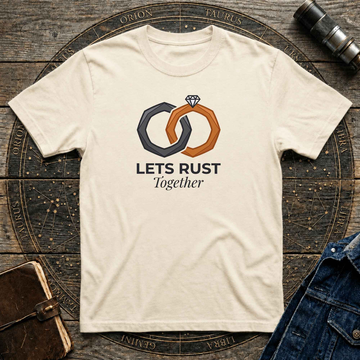 Geometric Romantic Science Tee