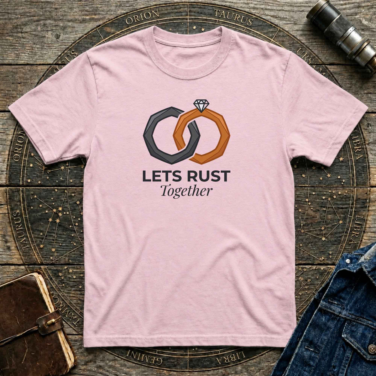 Geometric Romantic Science Tee