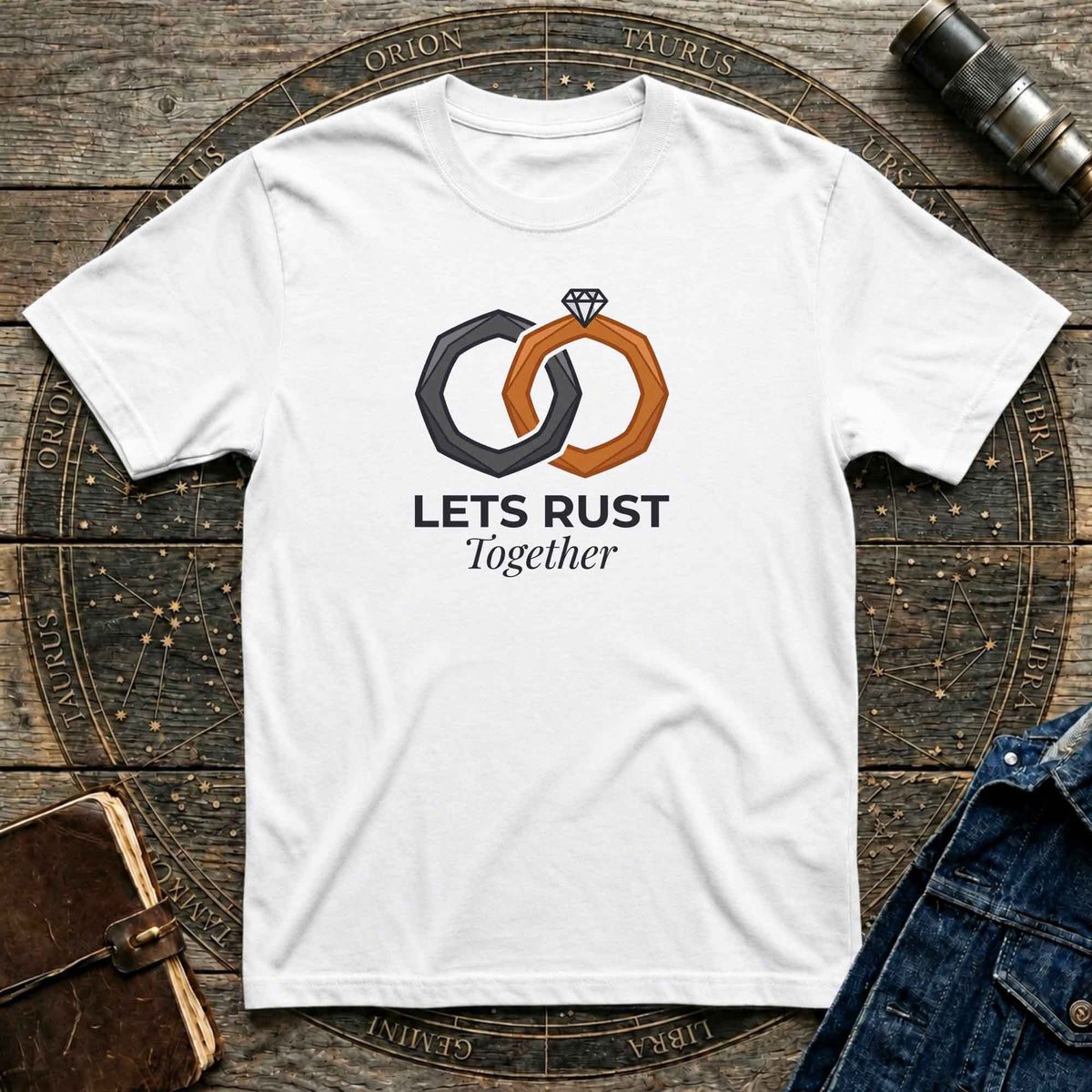 Geometric Romantic Science Tee