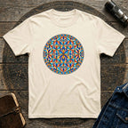Sacred Geometry Stained glass T-shirt