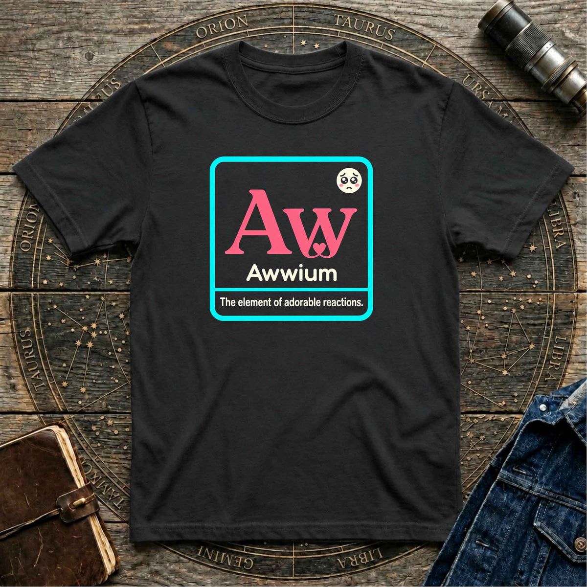 Chemistry Cute Black  T-Shirt