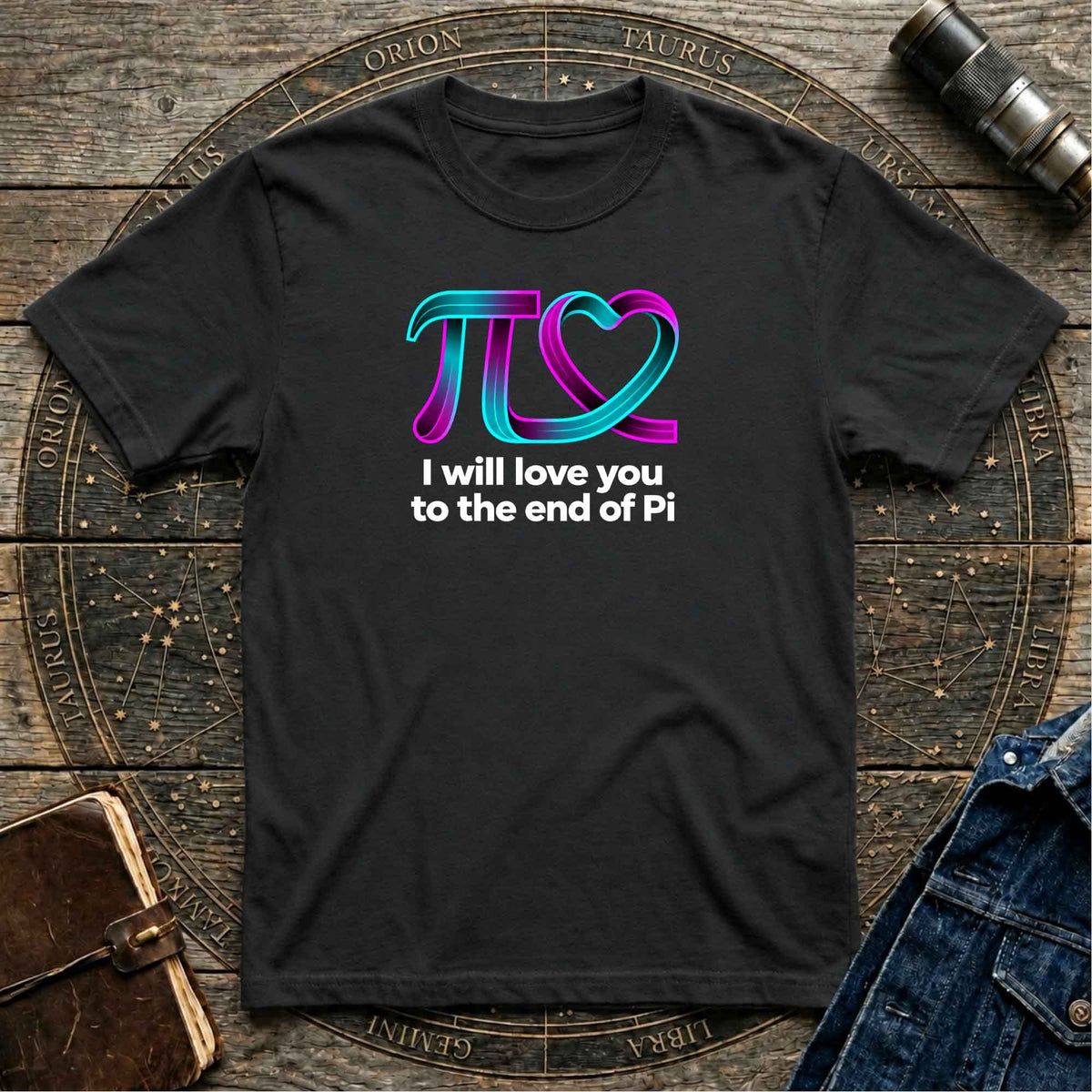 Math Romantic Black T-shirt.png