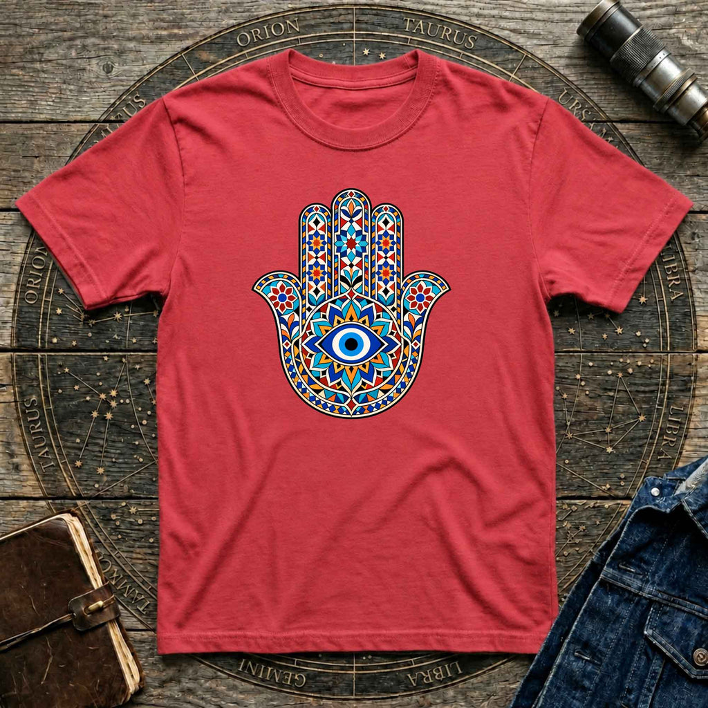 Mosaic Hamsa Eye T-shirt