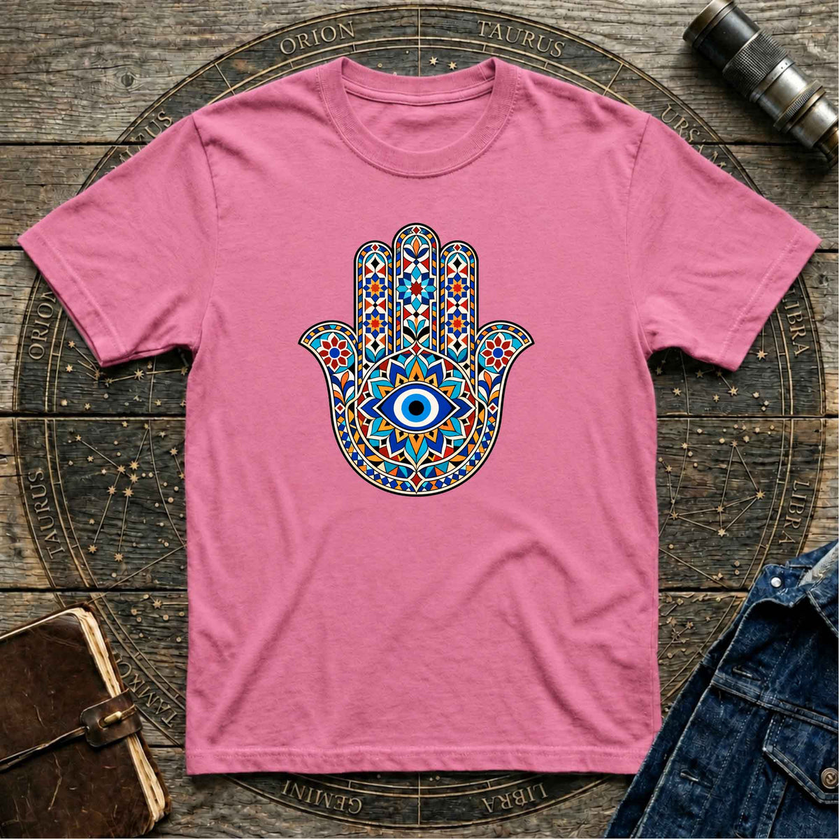 Mosaic Hamsa Eye T-shirt